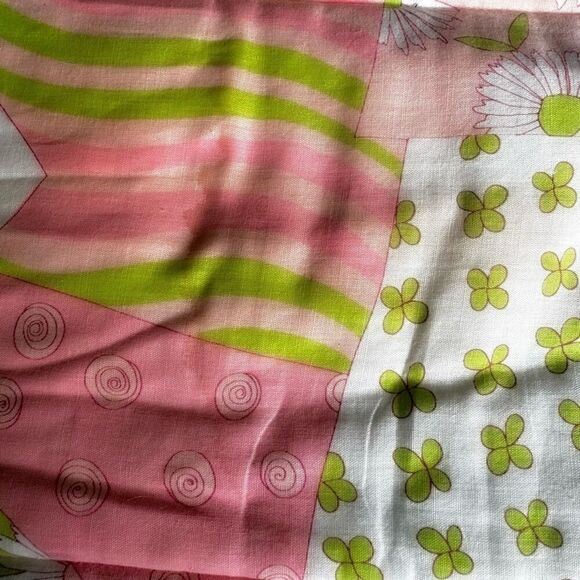 Vintage Her Majesty 70’s Retro Pink Flower Power Pop Art Sleeping Bag - Picture 4 of 6